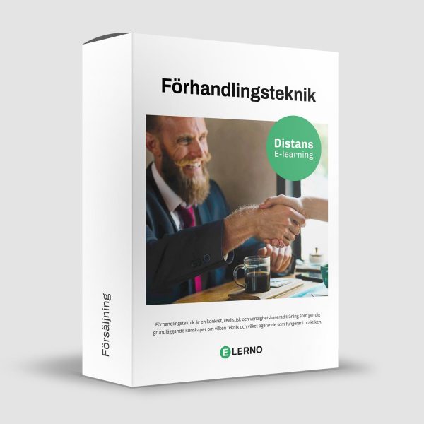 Förhandlingsteknik Utbildning Kurs Online Distans